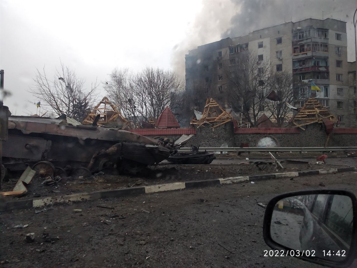 Руйнування в Бородянці