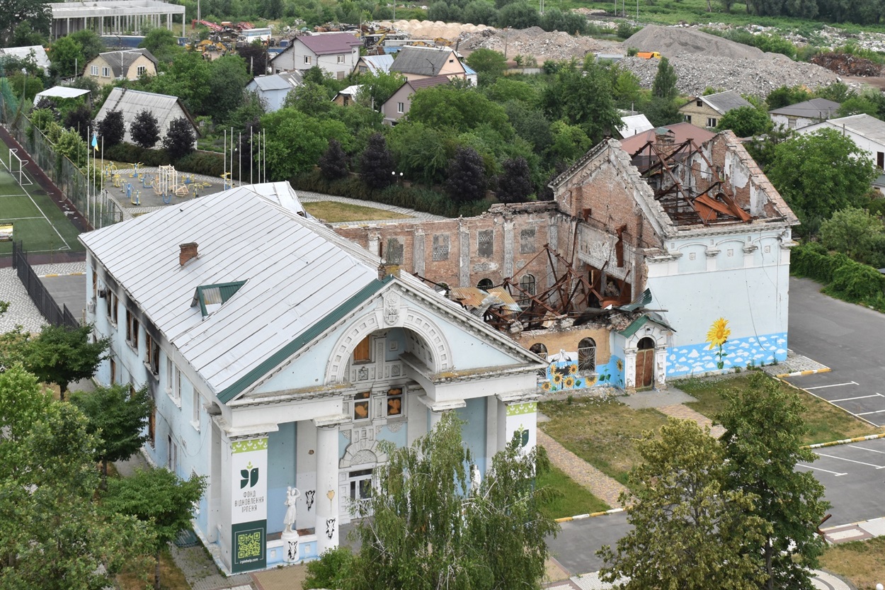Такий вигляд має Центральний будинок культури в Ірпені