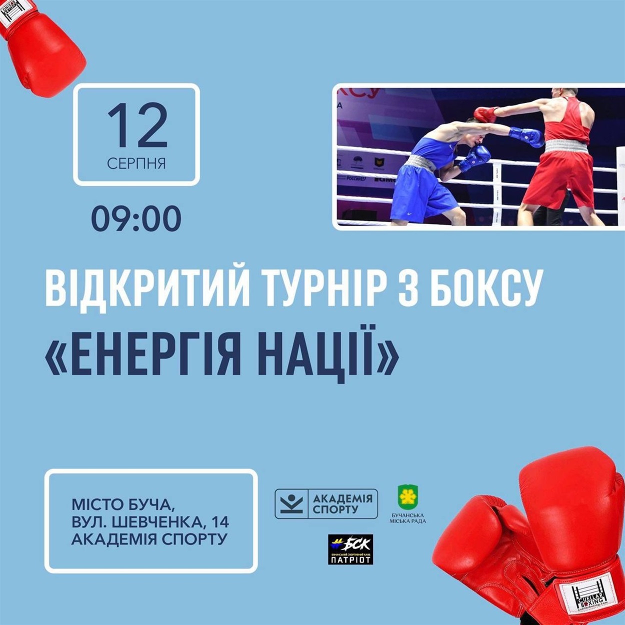 Відкритий турнір з боксу “Енергія нації”