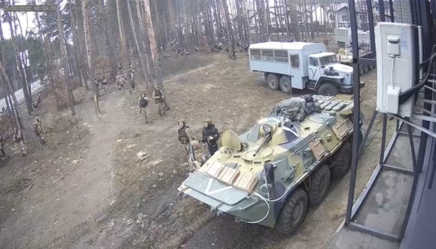 Російські окупаційні війська в Гостомелі