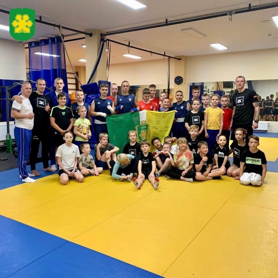 Зустріч з латвійськими спортсменами 