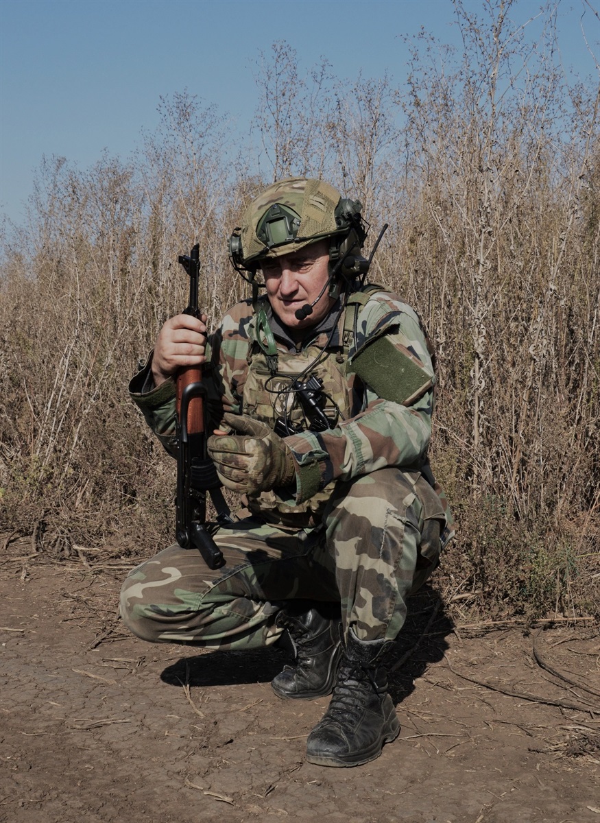 Командир 206 батальйону ТРО Віталій Баранов