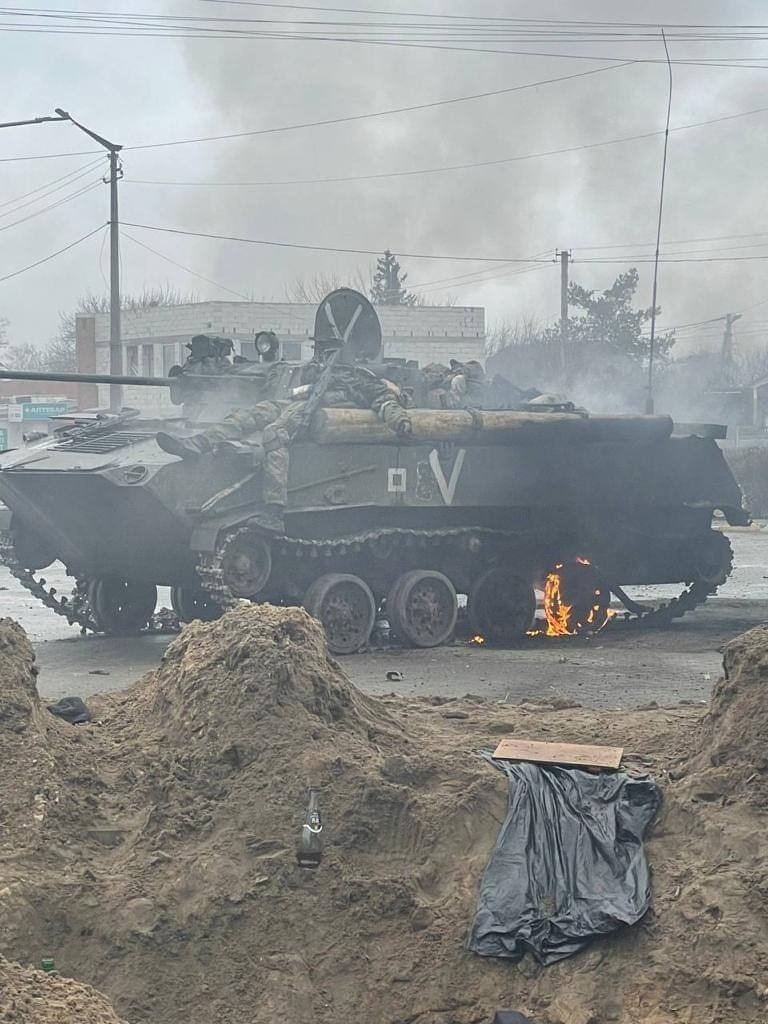 Бої на вулицях Гостомеля
