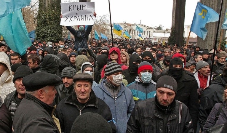 Мітинг мешканців Криму 