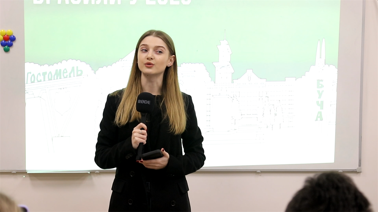 Аліна Савенок. Віцепрезидентка Молодіжного парламенту Ірпеня