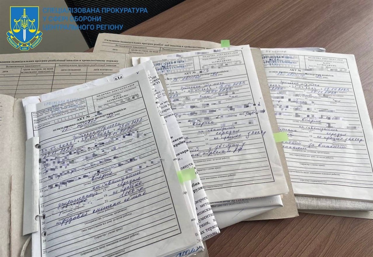 Голова та член Ірпінської МСЕК незаконно оформляли цивільним III групу інвалідності