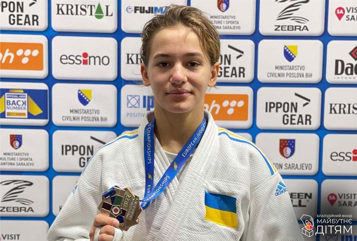 Анастасія Чижевська виборола бронзу у чемпіонаті Європи з дзюдо