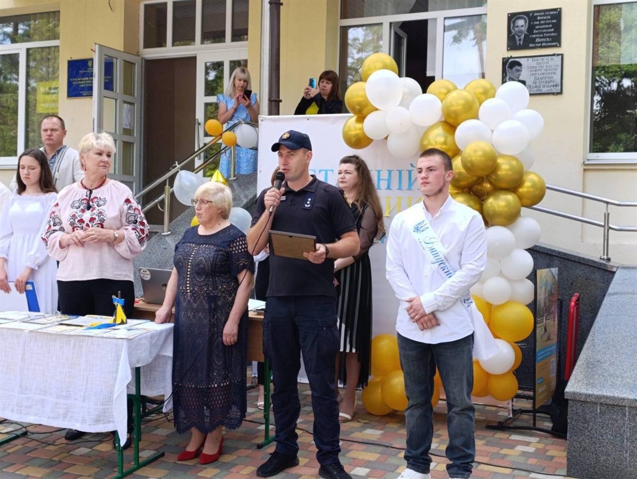  9-класник Ворзельського ліцею № 10 Максим Ігнатенко отримав нагороду «За врятоване життя»