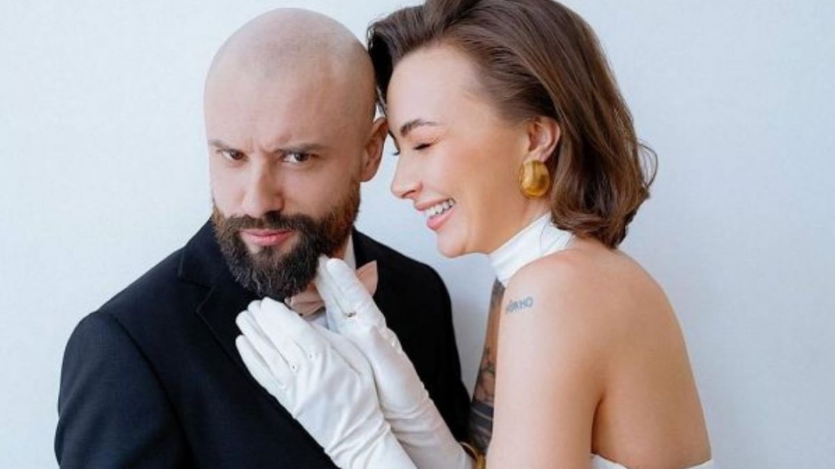 Віктор Розовий разом з дружиною