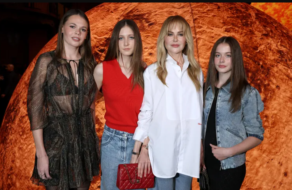 Ніколь Кідман з доньками