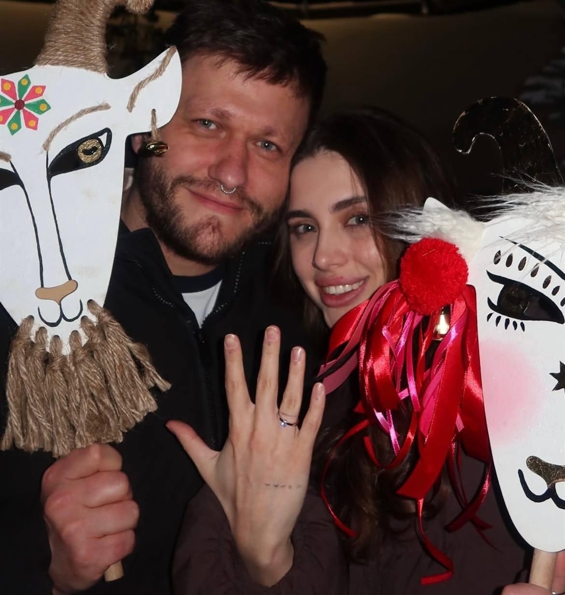 Валентин Міхієнко з коханою