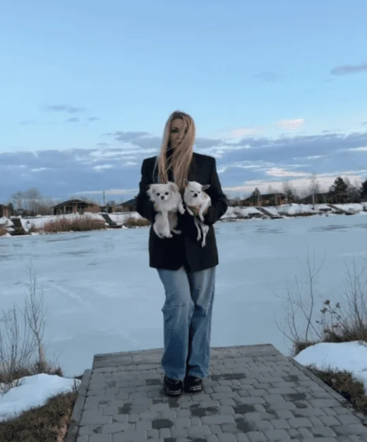 Кадр із відео Ольги Сумської під пісню росіянина / © instagram.com/olgasumska